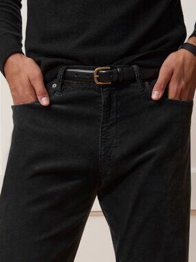 NWT! Todd Snyder Slim Washed 5-pocket Corduroy Pant Pitch Black - 28/32